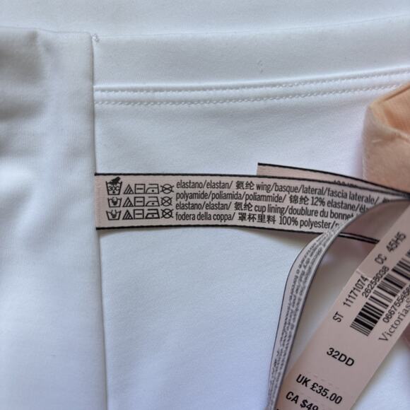 NEW Victoria's Secret Very Sexy Lace Demi Bra 32DD Lightly Lined Underwire Pink - Picture 9 of 9